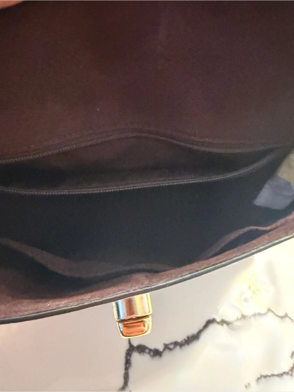 Coach Brown Signature Canvas Satchel with Black Flap and Gold Hardware